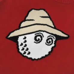 BUCKETS INTARSIA KNIT SWEATER -Trend Wear Shop BucketsIntarsiaKnitSweaterRed2