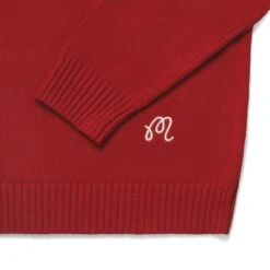 BUCKETS INTARSIA KNIT SWEATER -Trend Wear Shop BucketsIntarsiaKnitSweaterRed3