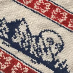 MALBON X KANATA KNITS GOLF AND SKI JACKET -Trend Wear Shop M 7832 WHT 3REV