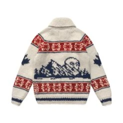 MALBON X KANATA KNITS GOLF AND SKI JACKET -Trend Wear Shop M 7832 WHT 4REV