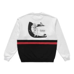 MALBON X PTM CREWNECK SWEATSHIRT -Trend Wear Shop M 7913 PTM WHITE 4