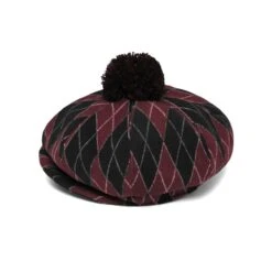 MALBON X PTM FLAT CAP -Trend Wear Shop M 8217 PTM BLACK RED 2