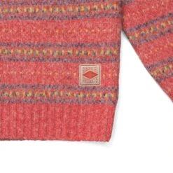 Platte Striped Knit 9 Platte Striped Knit -Trend Wear Shop M 8271 RED 2