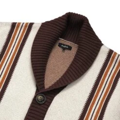 Helena Shawl Collar Knit -Trend Wear Shop M 8309 MUSLIN 2