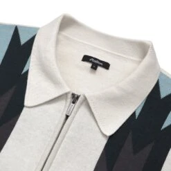 Sundance Intarsia Knit Polo -Trend Wear Shop M 8311 SNOW 2