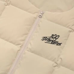 Malbon X 100 Thieves Flintlock Puffer Vest -Trend Wear Shop M 8502 SAN 2