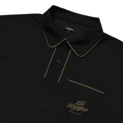 Malbon X 100 Thieves Scout Performance Polo -Trend Wear Shop M 8506 BLK 2