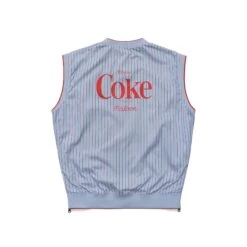 MALBON X COCA-COLA REVERSIBLE NYLON VEST -Trend Wear Shop M 8522 POWDER NAVY 3