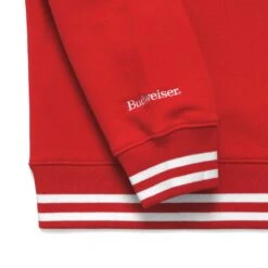 MALBON X BUDWEISER CHAMPIONS FLEECE CREWNECK 8 MALBON X BUDWEISER CHAMPIONS FLEECE CREWNECK -Trend Wear Shop M 8576 RED 3