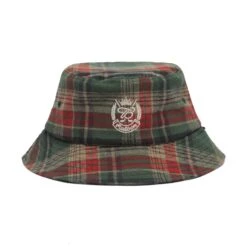 MALBON X BUDWEISER PLAID BUCKET HAT