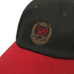 MALBON X BUDWEISER CRESTED STRAPBACK -Trend Wear Shop M 8583 OLV RED 2