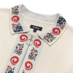 Laurent Jacquard Placket Polo -Trend Wear Shop M 8605 IVR 2