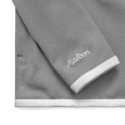 Malbon X Adidas MIRCODOT 1/4 Zip -Trend Wear Shop M IA4763 WHT GRY DEC23 3