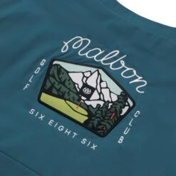 MALBON X 686 PRIMALOFT DRI RELEASE MERINO PULLOVER JACKET -Trend Wear Shop M3FAWLS172 BLUE 4