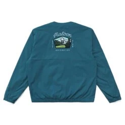 MALBON X 686 PRIMALOFT DRI RELEASE MERINO PULLOVER JACKET -Trend Wear Shop M3FAWLS172 BLUE 5