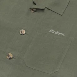 Cayman Linen Chore Jacket -Trend Wear Shop M8186Olive2