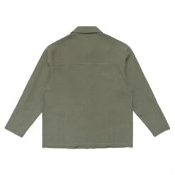 Cayman Linen Chore Jacket -Trend Wear Shop M8186Olive3