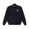 Montegro Knit Quarter Zip -Trend Wear Shop M8205Navy1