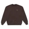 MALBON GOLF SCRIPT CREWNECK -Trend Wear Shop MalbonGolfGarmentDyedCrewneckBrown1
