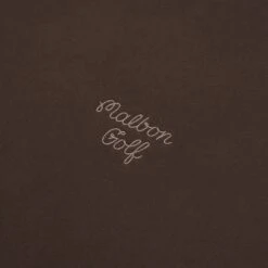 MALBON GOLF SCRIPT CREWNECK -Trend Wear Shop MalbonGolfGarmentDyedCrewneckBrown2