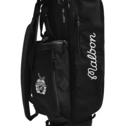 Malbon X Jones Cardinal Crest Trouper R Golf Bag -Trend Wear Shop MalbonxJonesMalbonCoGolfBagBlack5