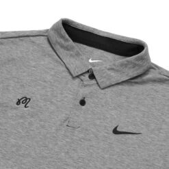 MALBON X NIKE DRI-FIT HEATHER TOUR POLO -Trend Wear Shop MalbonxNikeDriFitHeatherTourPoloCharcoal2