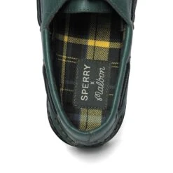 Malbon X Sperry Vibram Lug 3-Eye (MENS) -Trend Wear Shop MalbonxSperry3EyeCrocBoatShoeGreen4