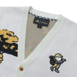 Malbon X Adidas Cardigan -Trend Wear Shop TM4557S24M JADE OAT 2