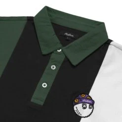Wiz Longsleeve Polo -Trend Wear Shop WizLongSleevePoloGreenBlack2